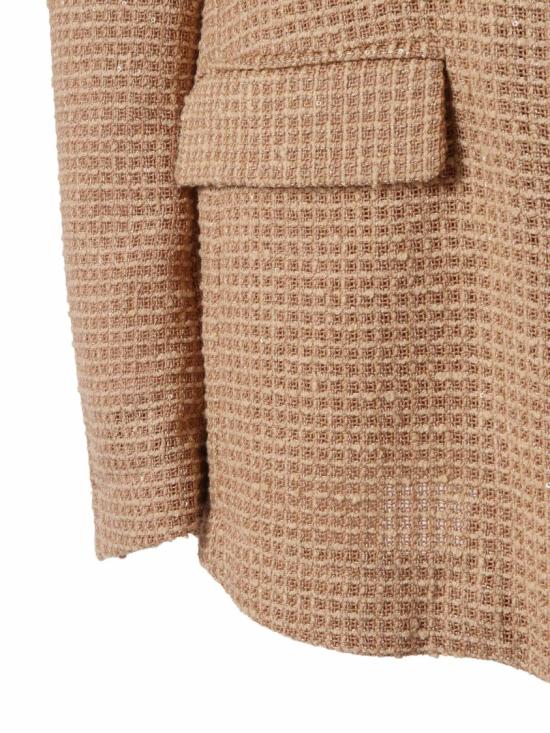 26SS 파비아나 필리피 코튼 메시 시퀸 오버사이즈 재킷 GCD276F218D966 Brown - FABIANA FILIPPI