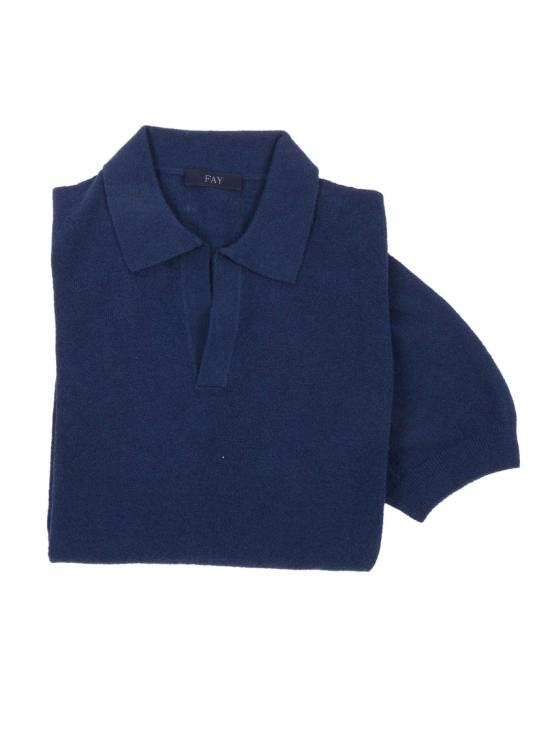 26SS 페이 폴로 티셔츠 NMMC1522160ZFC Blue - FAY