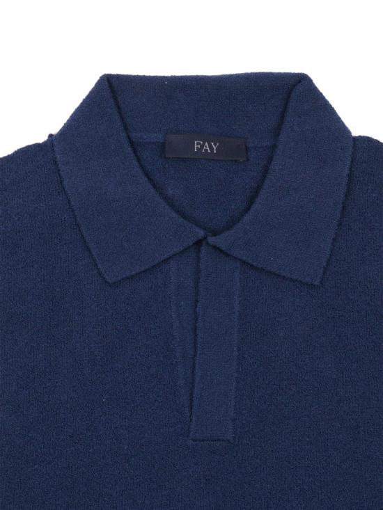 26SS 페이 폴로 티셔츠 NMMC1522160ZFC Blue - FAY