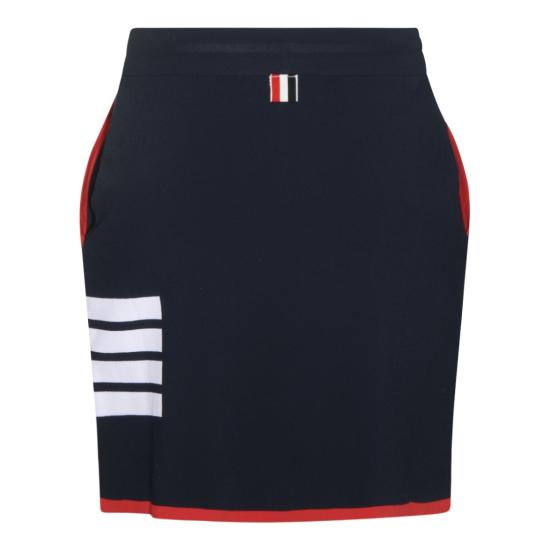  톰브라운 미디 스커트 FKK122AY5502415 Blue - THOM BROWNE