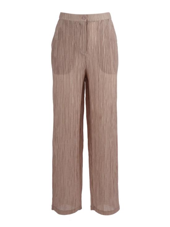 26SS 엠포리오 아르마니 스트레이트 팬츠 EW003446AF20830 Brown