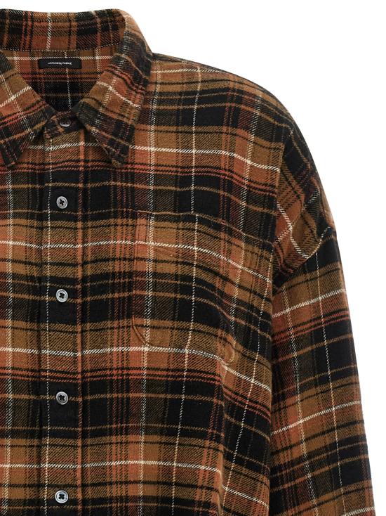 26FW 알13 셔츠 R13WR150R858BLIGHTBROWNBLACKPLAID - R13