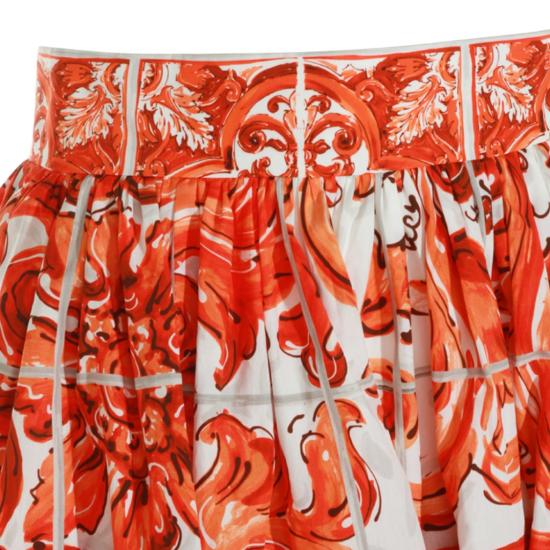 26FW 돌체앤가바나 스커트 F4CB1TGDDRLS9000 Orange - DOLCE & GABBANA
