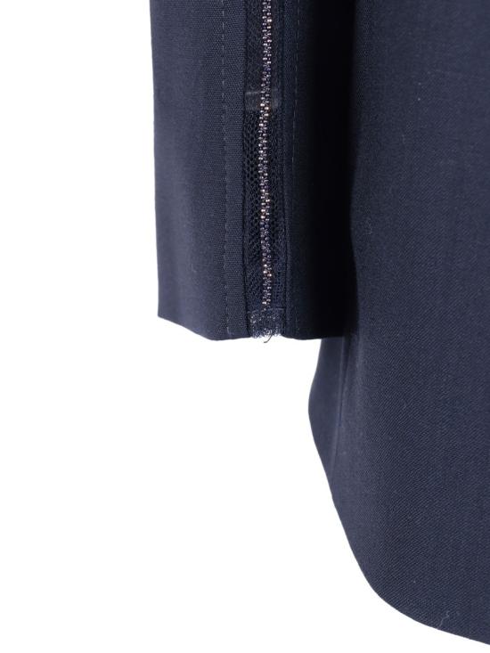 26SS 파비아나 필리피 바이스트레치 라이트웨이트 울 오버사이즈 재킷 GCD266F218L771 Blue - FABIANA FILIPPI