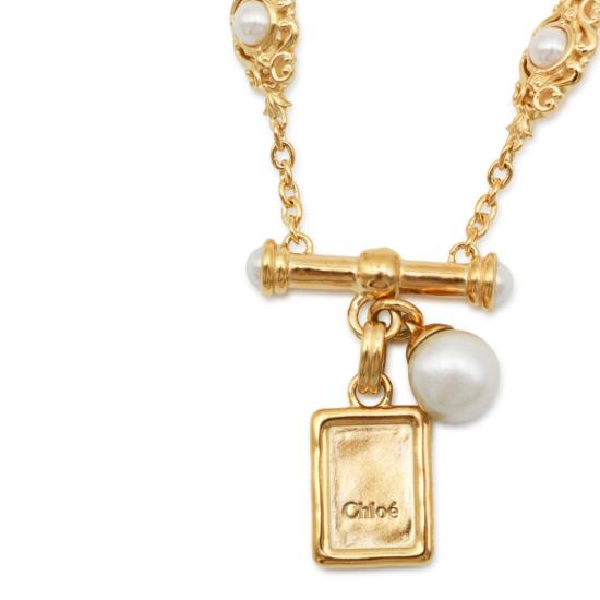 26FW 끌로에 목걸이/팬던트 CH26SJN02BRE7ZN Gold - CHLOE