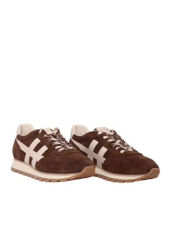 26SS 호간 스니커즈 HXM7010FZ80UHO Brown - HOGAN