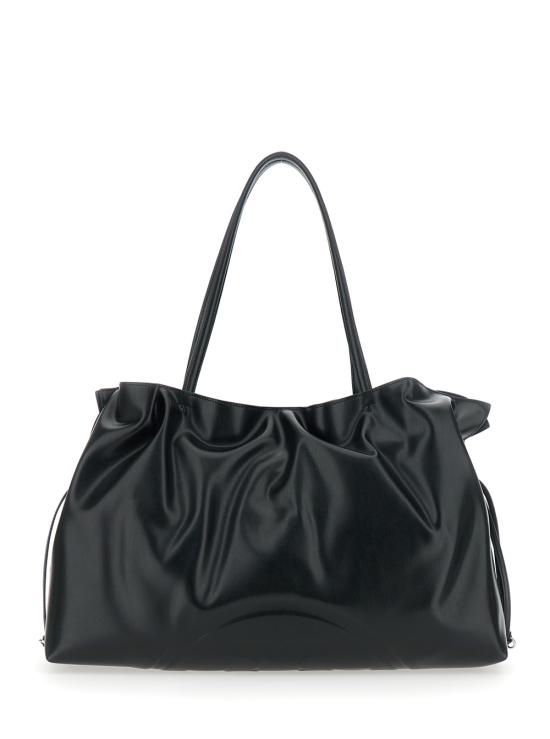 26FW 토리버치 엘라 나투라 엠보스드 토트 백 178767 001 BLACK DOM - TORY BURCH