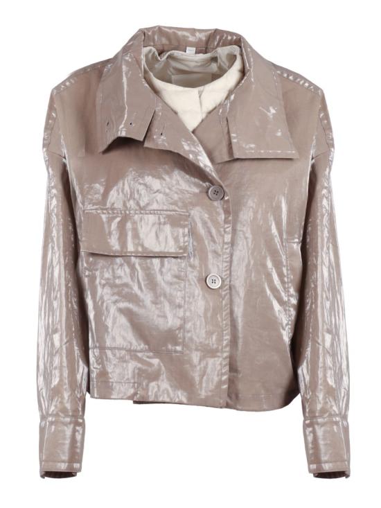 26SS 두노 가죽 자켓 ELINA MARATEA OERDA Brown