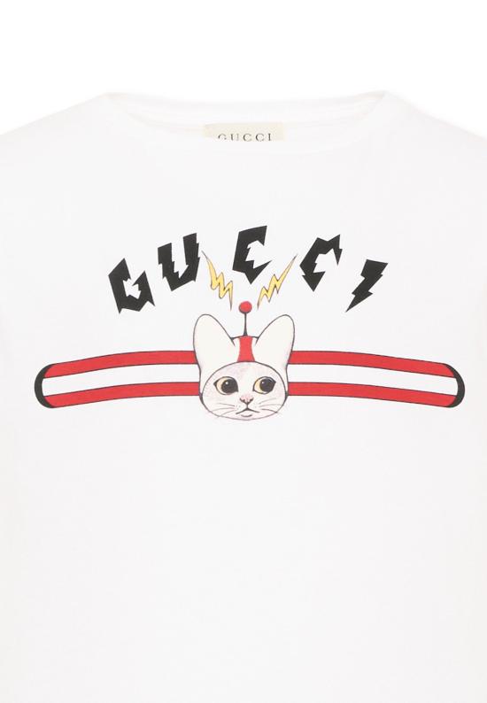 26FW [키즈] 구찌 티셔츠 547559 XJHXA 9043 WHITE - GUCCI