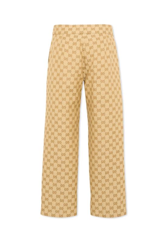 26FW [키즈] 구찌 스트레이트 팬츠 866669 XWA9A 2061 BEIGE - GUCCI