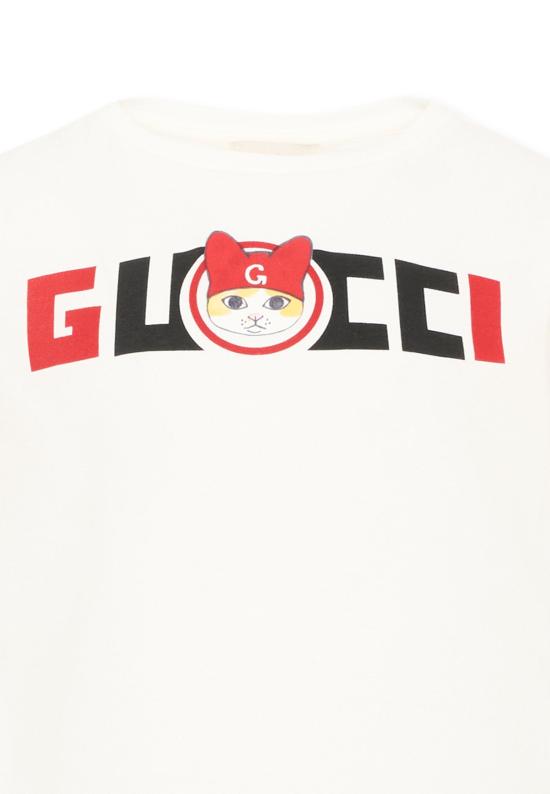 26FW [키즈] 구찌 티셔츠 547559 XJHXE 9214 IVORY - GUCCI