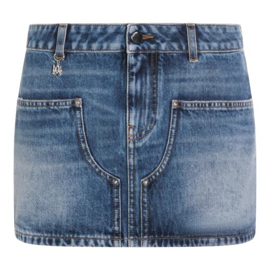 26SS 아미리 데님 스커트 AWBMSK1018919 Blue