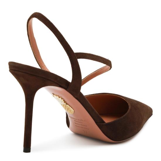 26FW 아쿠아주라 힐/펌프스 DYNMIDP0SUEESP Brown - AQUAZZURA