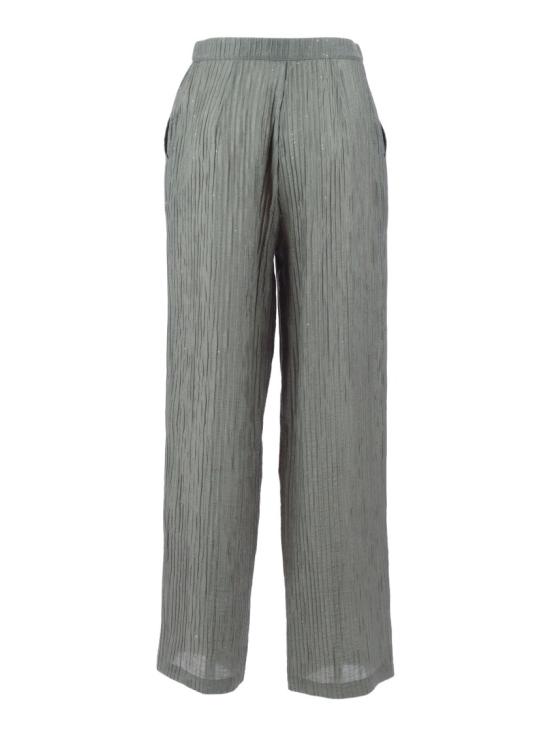26SS 엠포리오 아르마니 스트레이트 팬츠 EW003446AF20830 Green - EMPORIO ARMANI