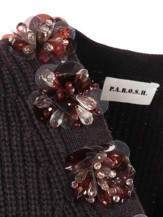 25FW 파로쉬 니트웨어 LADYBLUM D520798R Brown - PAROSH