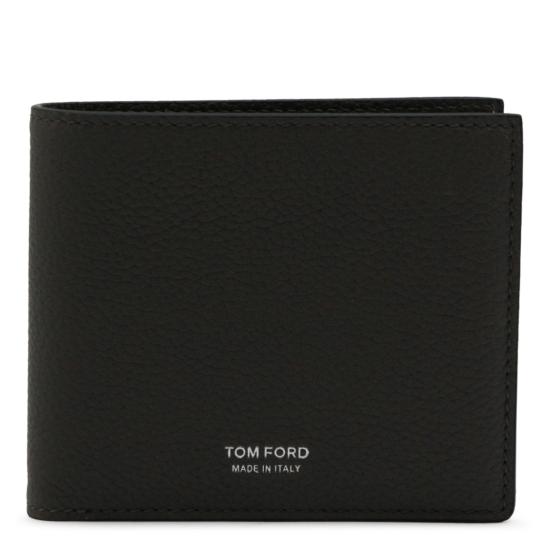 26FW 톰포드 그레인 가죽 클래식 바이폴드 지갑 Y0228LCL158STBG Black
