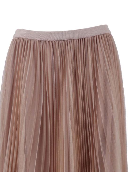 26SS 파비아나 필리피 와이드 플리츠 튤 스커트 GND266F426L738 Brown - FABIANA FILIPPI