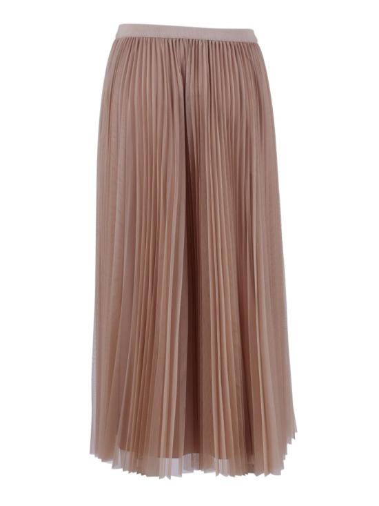 26SS 파비아나 필리피 와이드 플리츠 튤 스커트 GND266F426L738 Brown - FABIANA FILIPPI
