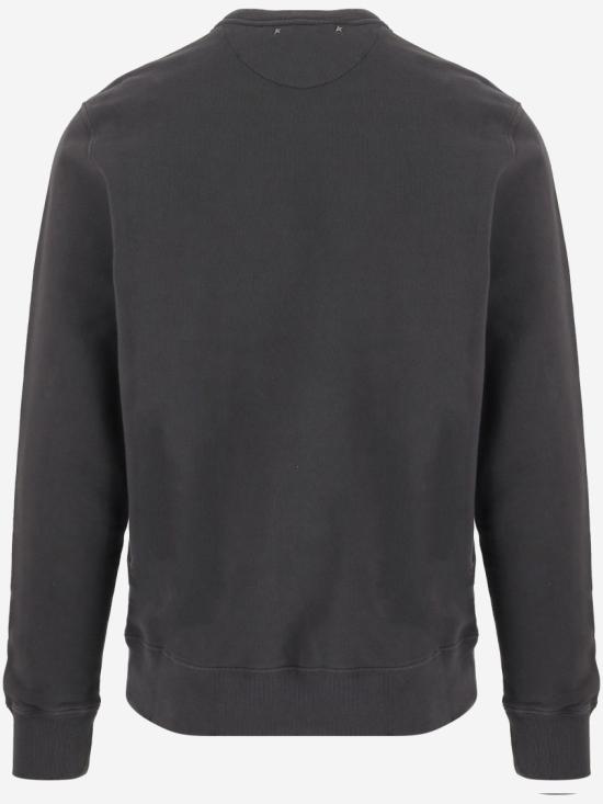 26FW 골든구스 골든 레터링 올리브 그린 스웨트셔츠 GMP01223P00064260318 Grey - GOLDEN GOOSE