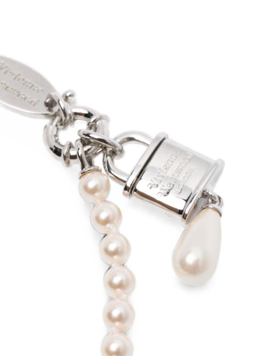 26SS 비비안웨스트우드 셀레스티아 펄 목걸이 셀레스티아 펄 목걸이 6301014R P103 Silver - VIVIENNE WESTWOOD
