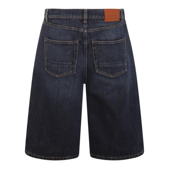  알렉산더 맥퀸 숏팬츠 765475QYAAQ4211 Blue - ALEXANDER MCQUEEN