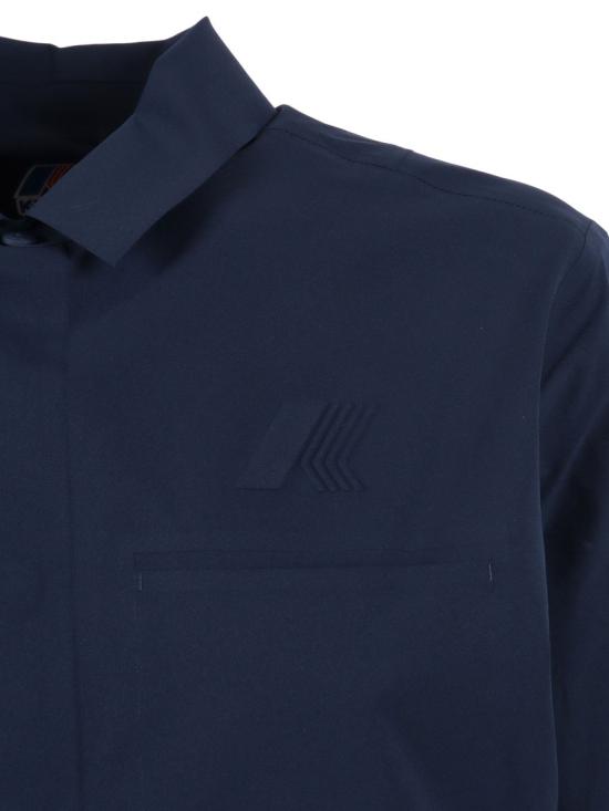 26SS 까웨 긴팔 셔츠 K3134JW Blue - K-WAY