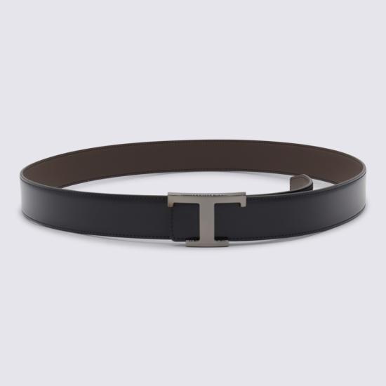 26FW 토즈 T 타임리스 리버서블 벨트 T 타임리스 리버서블 벨트 XCMCQR55100HDL01L7 Black - TODS
