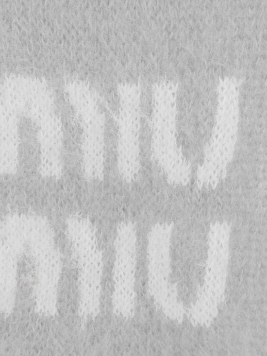 26FW 미우미우 울 모헤어 머플러 5FS062 2CQD F0031 GRIGIO - MIU MIU