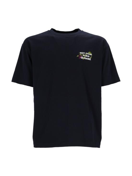 26FW 드롤드무슈 반팔 티셔츠 LTS327CO248NY Blue