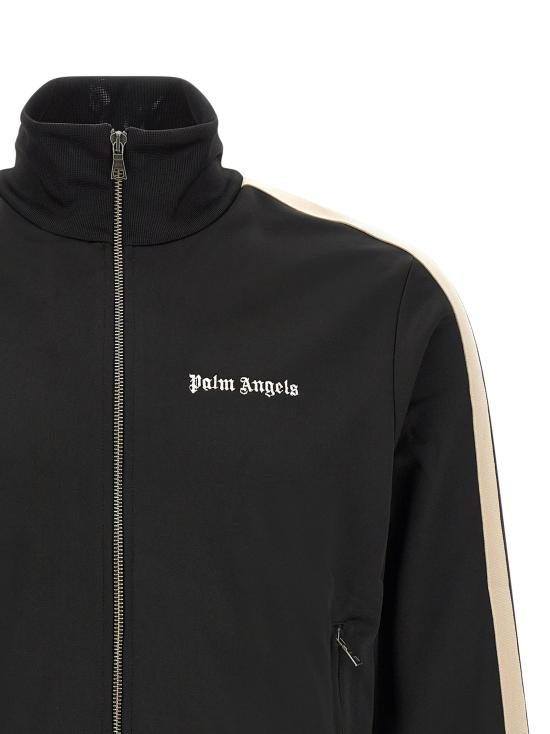 26FW 팜앤젤스 긴팔 티셔츠 클래식 트랙 밴딩 스웨트셔츠 블랙 - PALM ANGELS