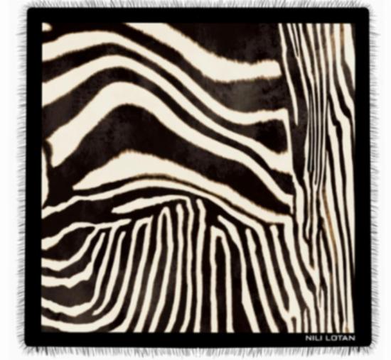  닐리로탄 머플러/스카프 닐리 로탄 제브라 트윌 스카프 - NILI LOTAN