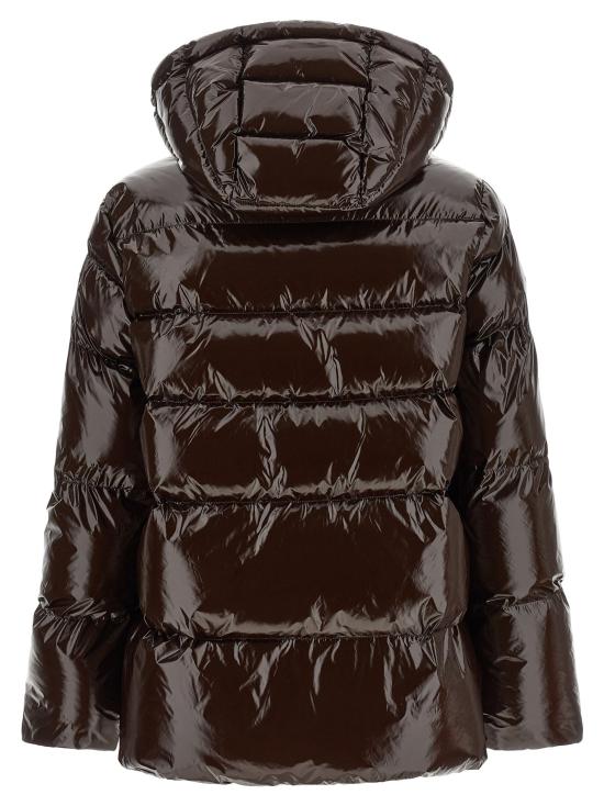 26FW 핑코 숏패딩 엘레오도로  재킷 브라운 - PINKO