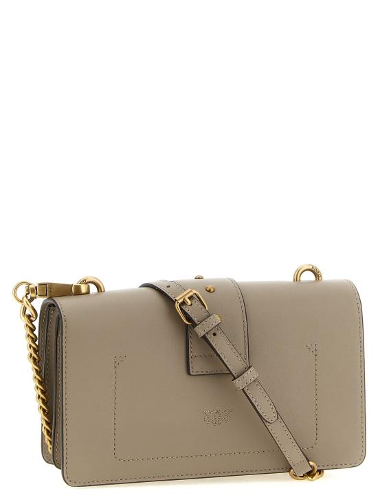 26FW 핑코 크로스백 러브 원 크로스바디 백 그레이 - PINKO