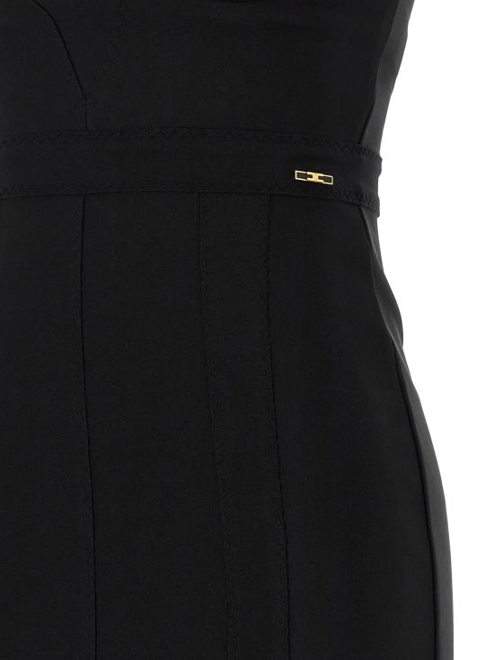 26FW 엘리자베타프랜치 원피스 스쿠버 드레스 블랙 - ELISABETTA FRANCHI