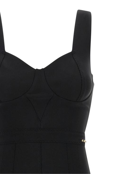 26FW 엘리자베타프랜치 원피스 스쿠버 드레스 블랙 - ELISABETTA FRANCHI