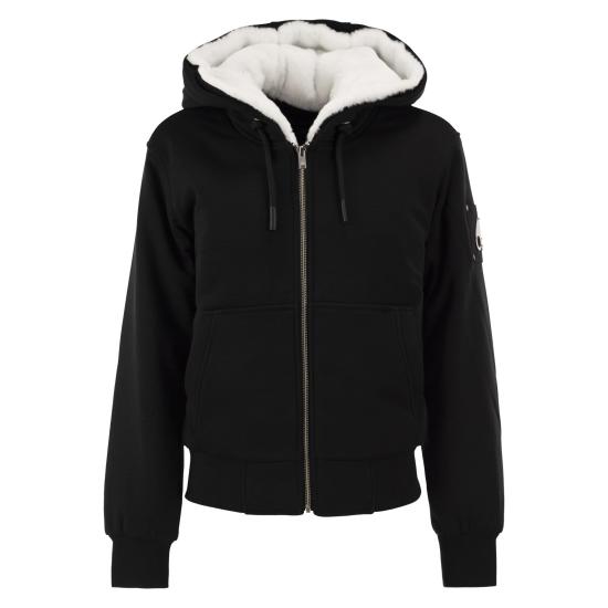 26FW 무스너클 스웨터 M36LS636 BLACK WHITE