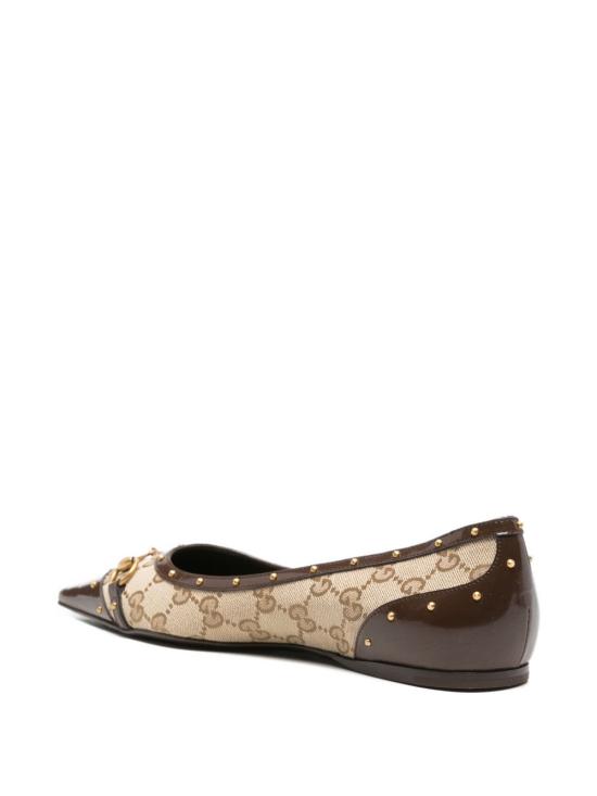 26FW 구찌 사보이 스터드 발레리나 슈즈 사보이 스터드 발레리나 슈즈 875050 FAF7F 9649 - GUCCI