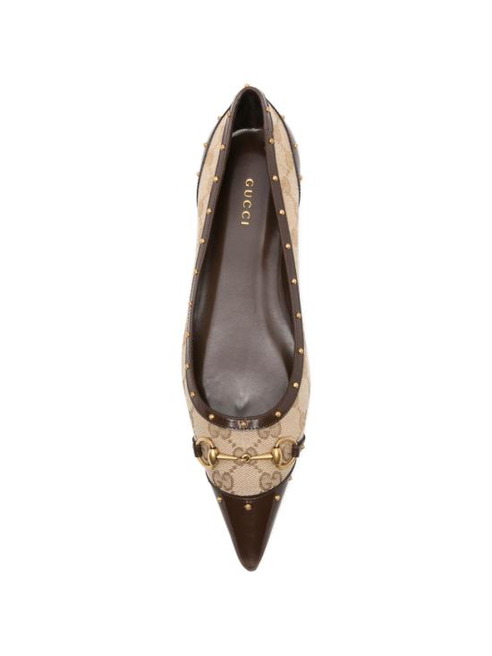 26FW 구찌 사보이 스터드 발레리나 슈즈 사보이 스터드 발레리나 슈즈 875050 FAF7F 9649 - GUCCI