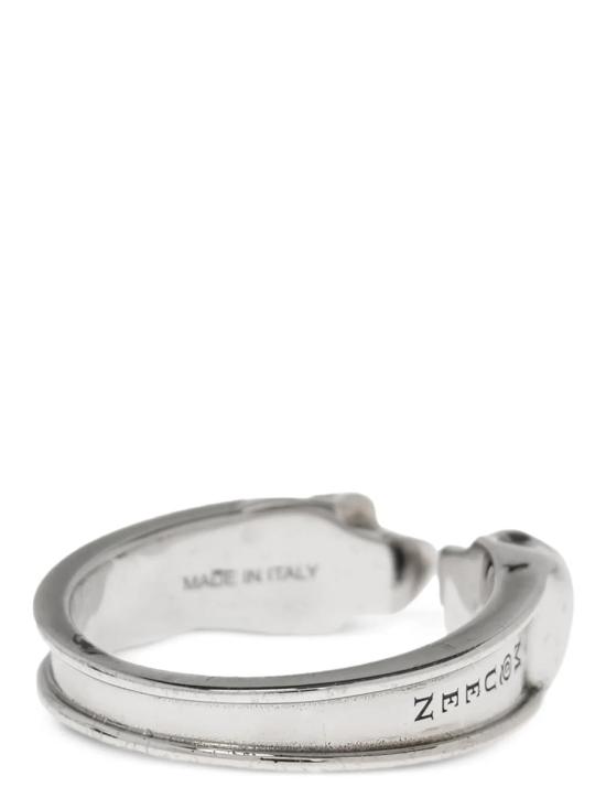 26FW 알렉산더 맥퀸 액세서리 855354 J160Y 0446 ANTIQUE SILVER DOM - ALEXANDER MCQUEEN