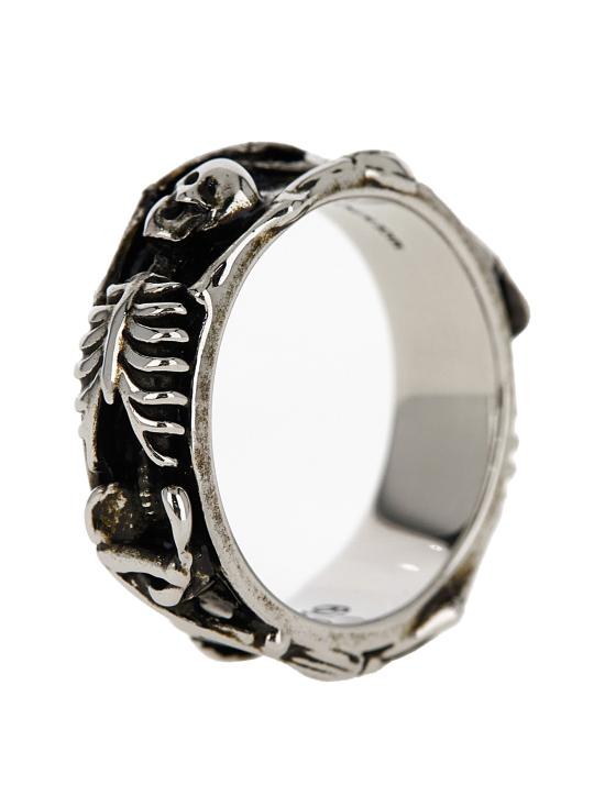 26FW 알렉산더 맥퀸 액세서리 855356 J160Y 0446 SILVER DOM - ALEXANDER MCQUEEN