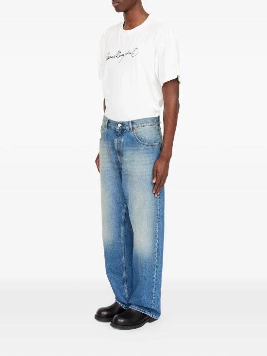 26FW MM6 메종마르지엘라 스트레이트 팬츠 SH0LA0039M30058 965 BLUE - MM6 MAISON MARGIELA