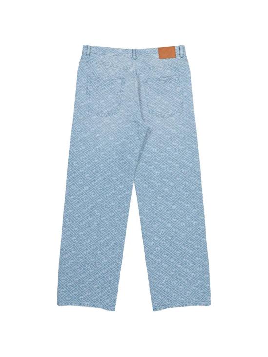 26FW 카사블랑카 스트레이트 팬츠 MPF26DN00901 LIGHTBLUE - CASABLANCA