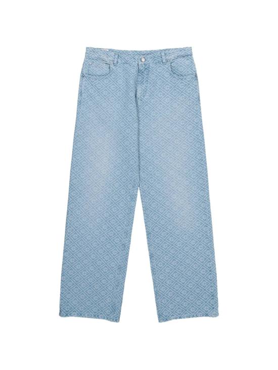 26FW 카사블랑카 스트레이트 팬츠 MPF26DN00901 LIGHTBLUE
