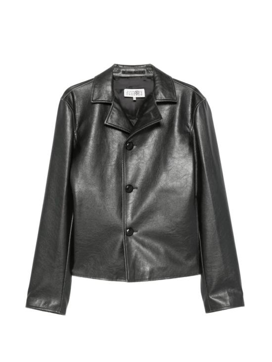 26FW MM6 메종마르지엘라 자켓 SH0AM0102M35455 900 BLACK