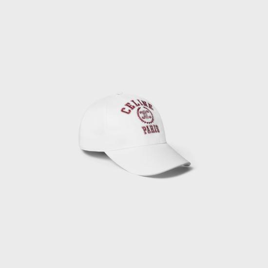 26FW 셀린느 볼캡 AA0MT234X 01WO WHTBORDEAU