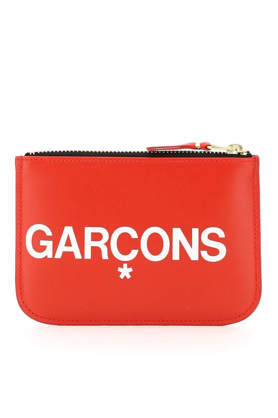 26FW 꼼데가르송 클래식 레더 라인 파우치 SA8100HL RED - COMME DES GARCONS