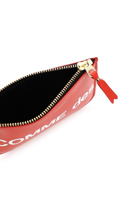 26FW 꼼데가르송 클래식 레더 라인 파우치 SA8100HL RED - COMME DES GARCONS