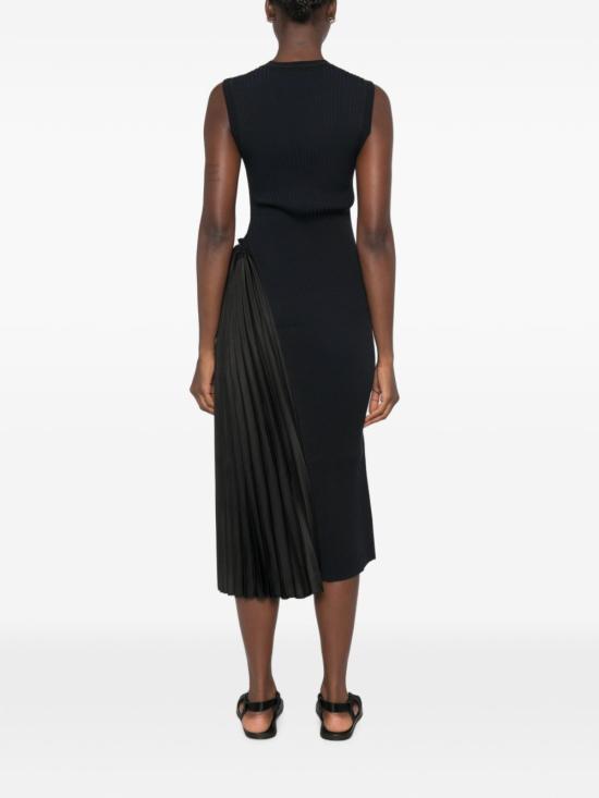 26FW 엠포리오 아르마니 미디 원피스 EW005144AF30197FC006 BLACK - EMPORIO ARMANI