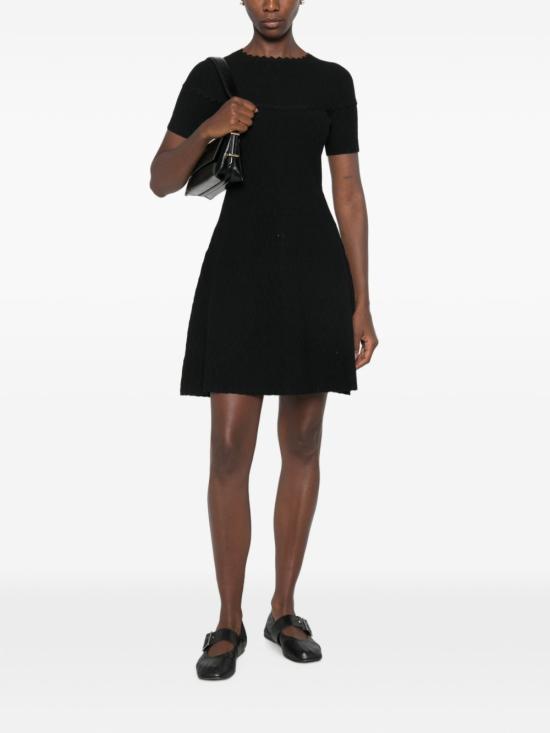 26FW 엠포리오 아르마니 미디 원피스 EW003925AF26938UC001 BLACK - EMPORIO ARMANI