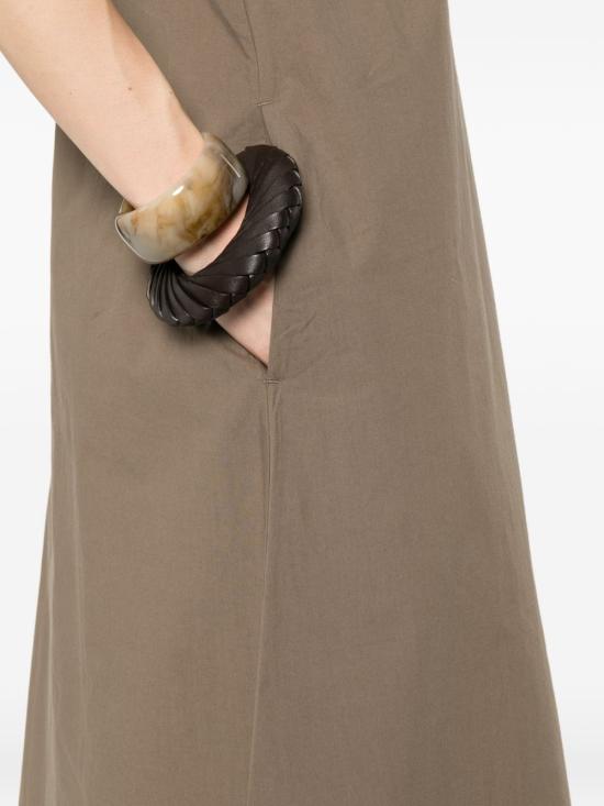 26SS 마토 미디 원피스 SCSDRBIR BROWN - MATTEAU